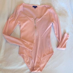 Light Pink Top Shop Body Suit
